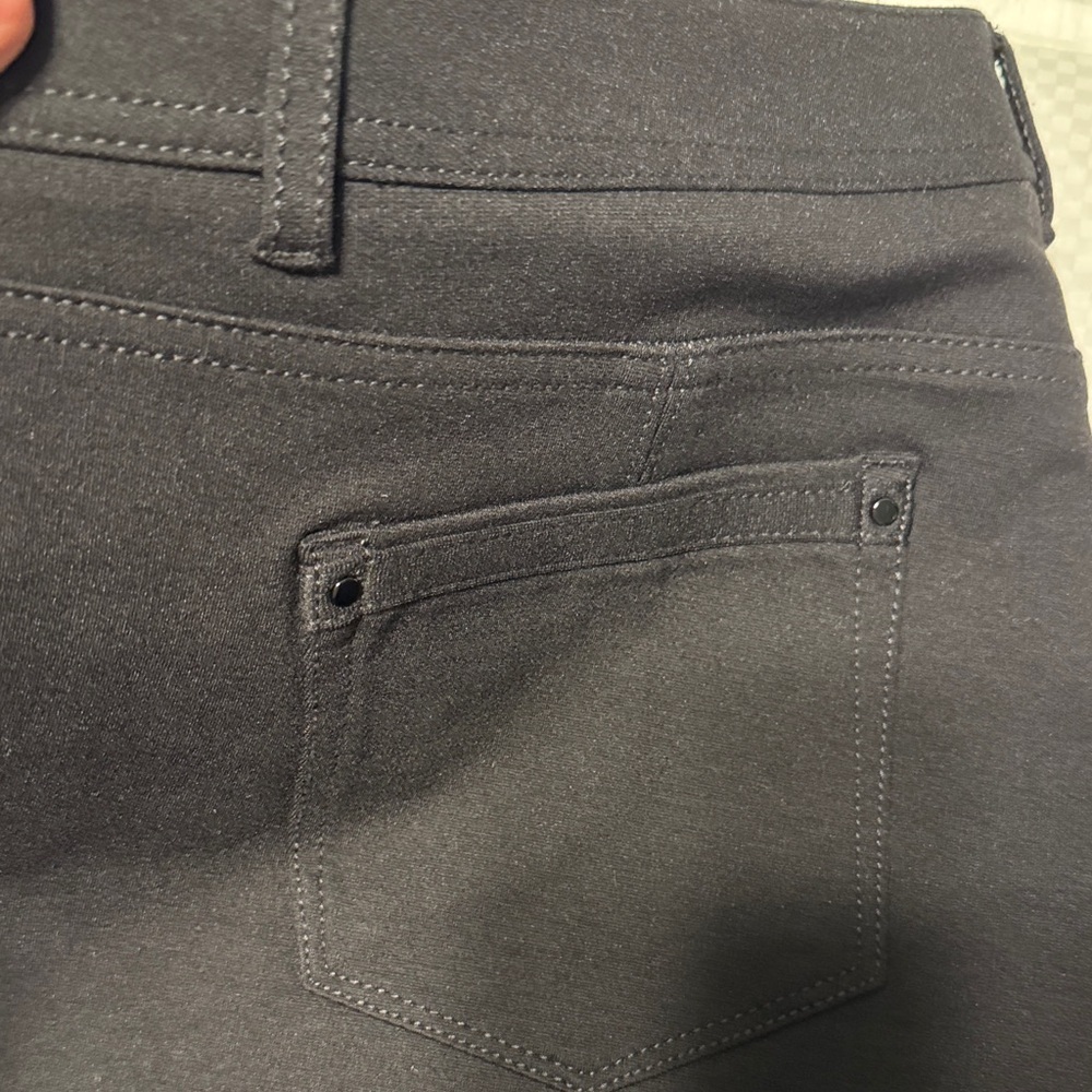 White House Black Market Women’s Black Pants slim leg, 16 slim - Picture 2 of 4
